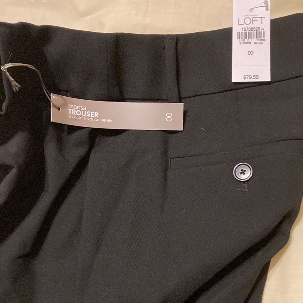 Loft Marisa Trouser. Size 00/24. Black pair has tags and we’re never worn.